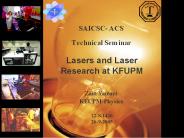 Lasers and Laser Research at KFUPM