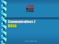 Communications 2 EE555 PowerPoint PPT Presentation