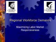 Regional Workforce Demands