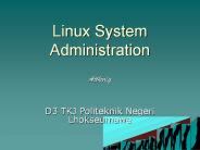 Linux System Administration
