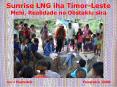 Sunrise LNG iha Timor-Leste Mehi, Realidade no Obstaklu sira PowerPoint PPT Presentation