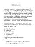 PIPING BASICS PowerPoint PPT Presentation