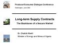 Long-term Supply Contracts The Backbone of a Secure Market PowerPoint PPT Presentation