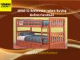 What to Remember when Buying Online Furniture
