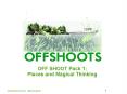 OFF SHOOT Pack 1: PowerPoint PPT Presentation
