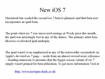 new ipad on contracts