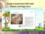 Create E-book from PDF with Photos and Page Turn