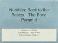 Nutrition: Back to the Basics PowerPoint PPT Presentation