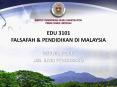 EDU 3101 FALSAFAH PowerPoint PPT Presentation