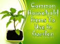 Common Household Items To Use In Garden PowerPoint PPT Presentation