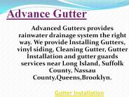 Seamless Gutters Long Island