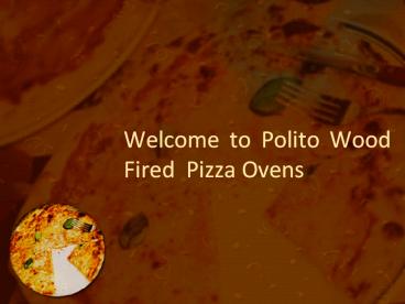Polito Wood Fired Pizza Ovens