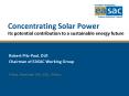 Concentrating Solar Power Its potential contribution to a sustainable energy future PowerPoint PPT Presentation