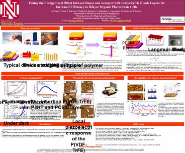 Organic photovoltaic (OPV) technology is one of the most attractive candidates for solving future energy shortage problem due to its advantage of light weight, flexibility, low cost and large scale production.