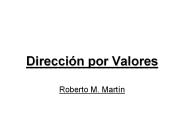 Direccion por valores