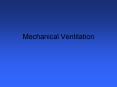 Mechanical Ventilation PowerPoint PPT Presentation