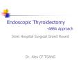 Endoscopic Thyroidectomy              -ABBA Approach PowerPoint PPT Presentation