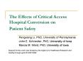 The Effects of Critical Access Hospital Conversion on Patient Safety PowerPoint PPT Presentation