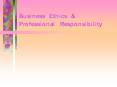 Business Ethics PowerPoint PPT Presentation