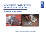 MEASURING CORRUPTION