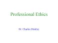 Professional Ethics PowerPoint PPT Presentation