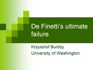 De Finetti