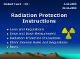 Radiation Protection Instructions PowerPoint PPT Presentation
