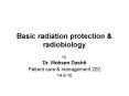 Basic radiation protection PowerPoint PPT Presentation