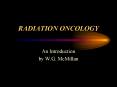 RADIATION ONCOLOGY PowerPoint PPT Presentation