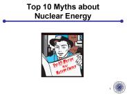 Top 10 Myths about Nuclear Energy