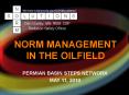 NORM MANAGEMENT IN THE OILFIELD PowerPoint PPT Presentation