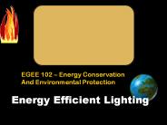 Energy Efficient Lighting