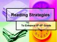 Reading Strategies PowerPoint PPT Presentation