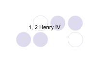 1, 2 Henry IV