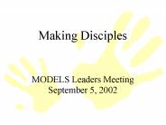 Making Disciples