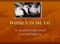 WOMEN IN ISLAM PowerPoint PPT Presentation
