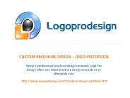 Custom Brochure Design - Logo Pro Design