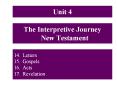 The Interpretive Journey New Testament PowerPoint PPT Presentation