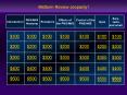Midterm Review Jeopardy! PowerPoint PPT Presentation