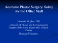 Aesthetic Plastic Surgery: Safety for the Office Staff PowerPoint PPT Presentation