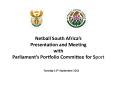Netball South Africa PowerPoint PPT Presentation