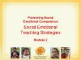 Social Emotional Teaching Strategies PowerPoint PPT Presentation