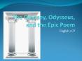 The Odyssey, Odysseus, and the Epic Poem PowerPoint PPT Presentation