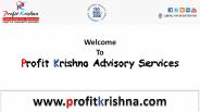 Stock Trading Tips & Services from Profit Krishna Advisory Services