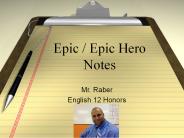 Epic / Epic Hero Notes