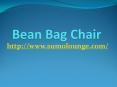 Bean Bag Chair PowerPoint PPT Presentation