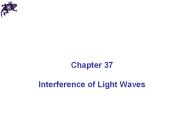 Interference of Light Waves