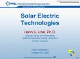 Solar Electric Technologies PowerPoint PPT Presentation