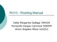 RV10 - Riveting Manual PowerPoint PPT Presentation
