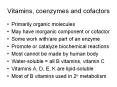 Vitamins, coenzymes and cofactors PowerPoint PPT Presentation